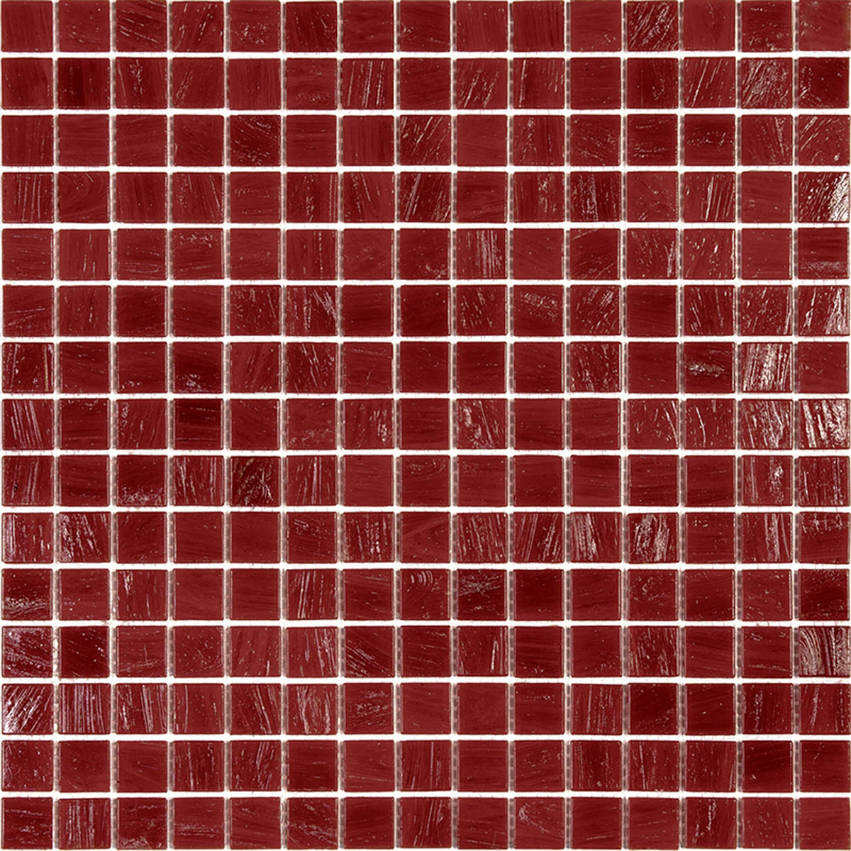 Apollo Tile Celestial Scarlet Red 12-in x 12-in Glossy Glass Uniform Squares Floor and Wall Tile (20-sq. ft/ Carton)