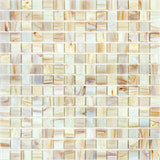 Apollo Tile Celestial Beige 12-in x 12-in Glossy Glass Uniform Squares Floor and Wall Tile (20-sq. ft/ Carton)