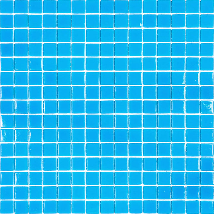 Apollo Tile Dune Pacific Blue 12-in x 12-in Glossy Glass Uniform Squares Floor and Wall Tile (20-sq. ft/ Carton)