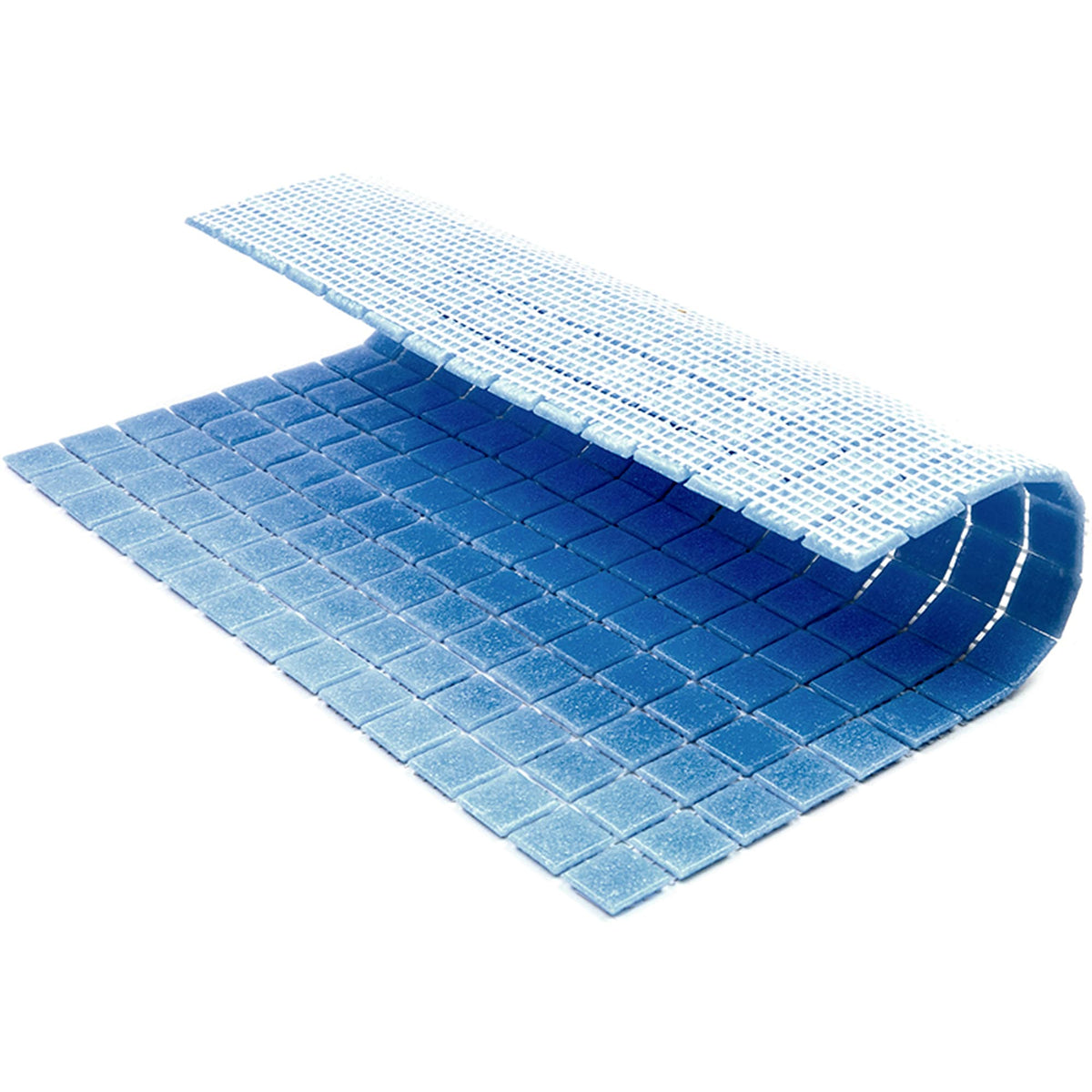 Apollo Tile Dune Maximum Blue 12-in x 12-in Glossy Glass Uniform Squares Floor and Wall Tile (20-sq. ft/ Carton)