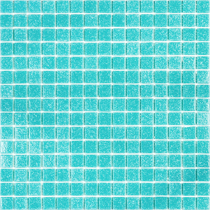 Apollo Tile Dune Neon Aqua Green 12-in x 12-in Glossy Glass Uniform Squares Floor and Wall Tile (20-sq. ft/ Carton)