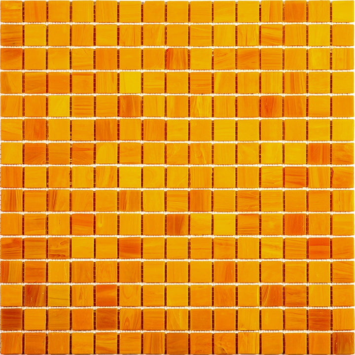 Apollo Tile Dune Honey Orange 12-in x 12-in Glossy Glass Uniform Squares Floor and Wall Tile (20-sq. ft/ Carton)