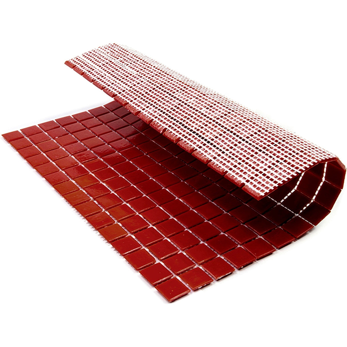 Apollo Tile Dune Candy Red 12-in x 12-in Glossy Glass Uniform Squares Floor and Wall Tile (20-sq. ft/ Carton)