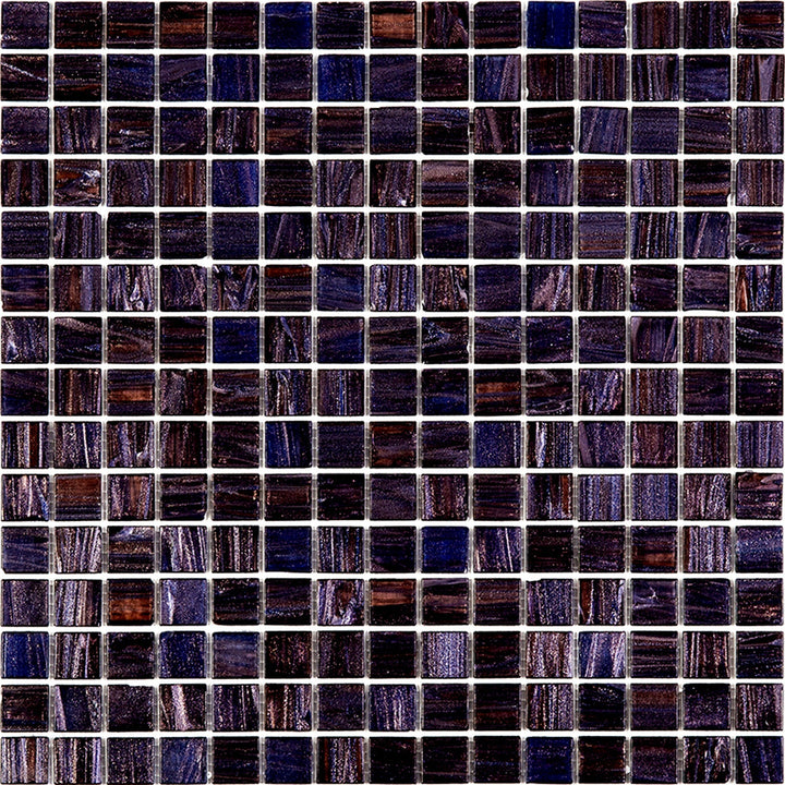 Apollo Tile Celestial Deep Indigo Blue 12-in x 12-in Glossy Glass Uniform Squares Floor and Wall Tile (20-sq. ft/ Carton)