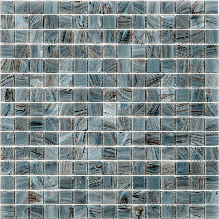 Apollo Tile Celestial Templeton Gray 12-in x 12-in Glossy Glass Uniform Squares Floor and Wall Tile (20-sq. ft/ Carton)