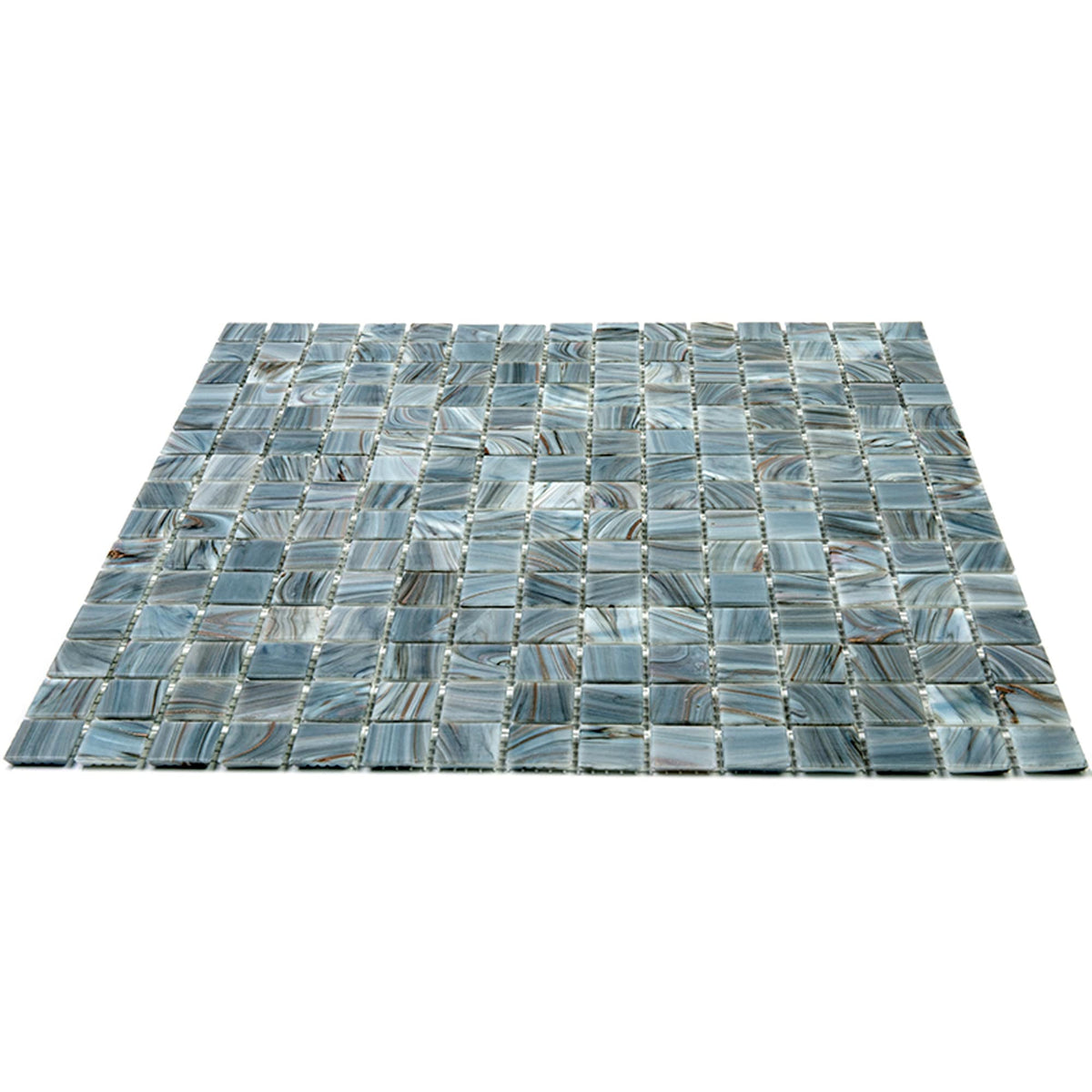Apollo Tile Celestial Templeton Gray 12-in x 12-in Glossy Glass Uniform Squares Floor and Wall Tile (20-sq. ft/ Carton)