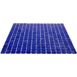 Apollo Tile Celestial Royal Blue 12-in x 12-in Glossy Glass Uniform Squares Floor and Wall Tile (20-sq. ft/ Carton)