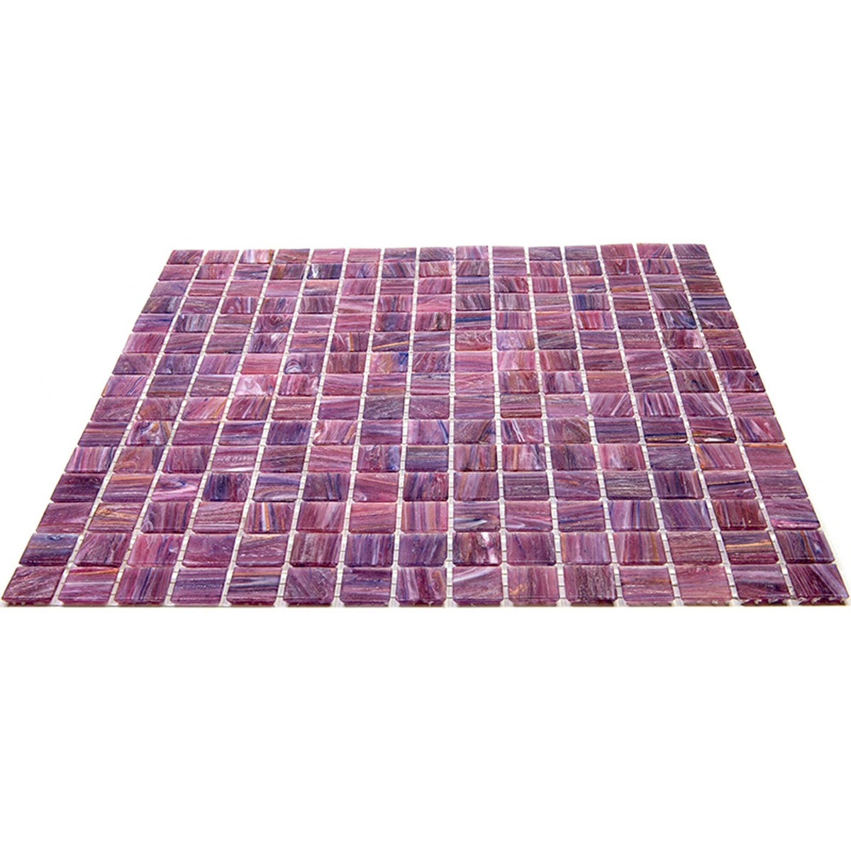Apollo Tile Celestial Copper Rose Red 12-in x 12-in Glossy Glass Uniform Squares Floor and Wall Tile (20-sq. ft/ Carton)