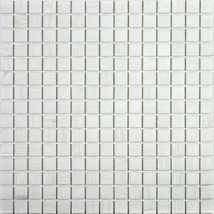 Apollo Tile Celestial White Dove 12-in x 12-in Glossy Glass Uniform Squares Floor and Wall Tile (20-sq. ft/ Carton)