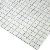 Apollo Tile Celestial White Dove 12-in x 12-in Glossy Glass Uniform Squares Floor and Wall Tile (20-sq. ft/ Carton)