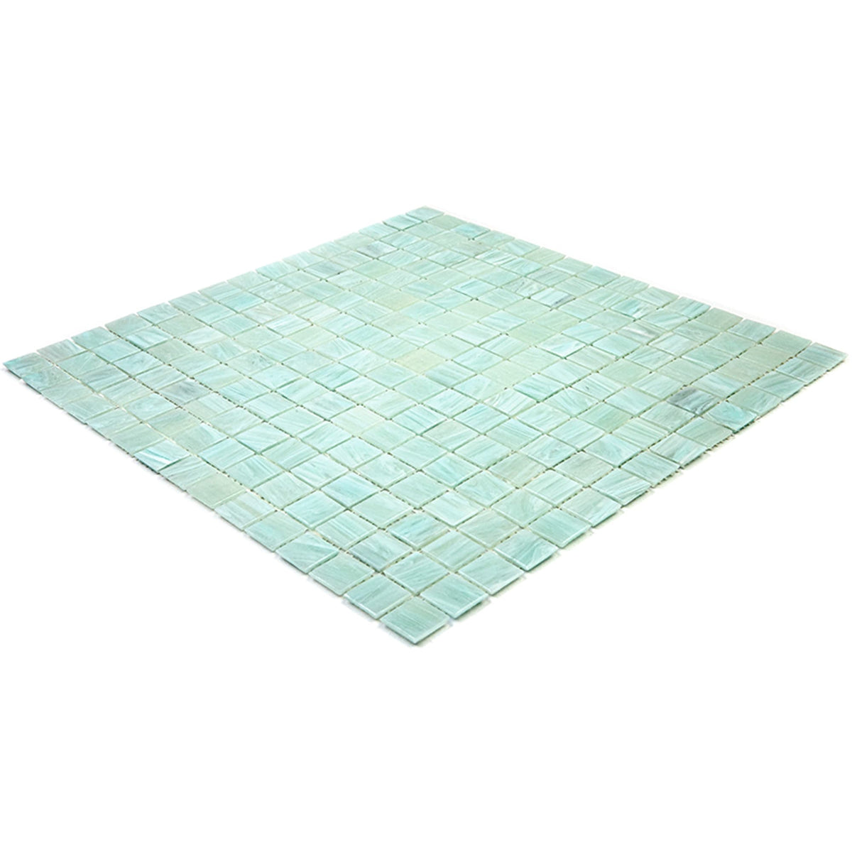 Apollo Tile Celestial Light Pistachio Green 12-in x 12-in Glossy Glass Uniform Squares Floor and Wall Tile (20-sq. ft/ Carton)