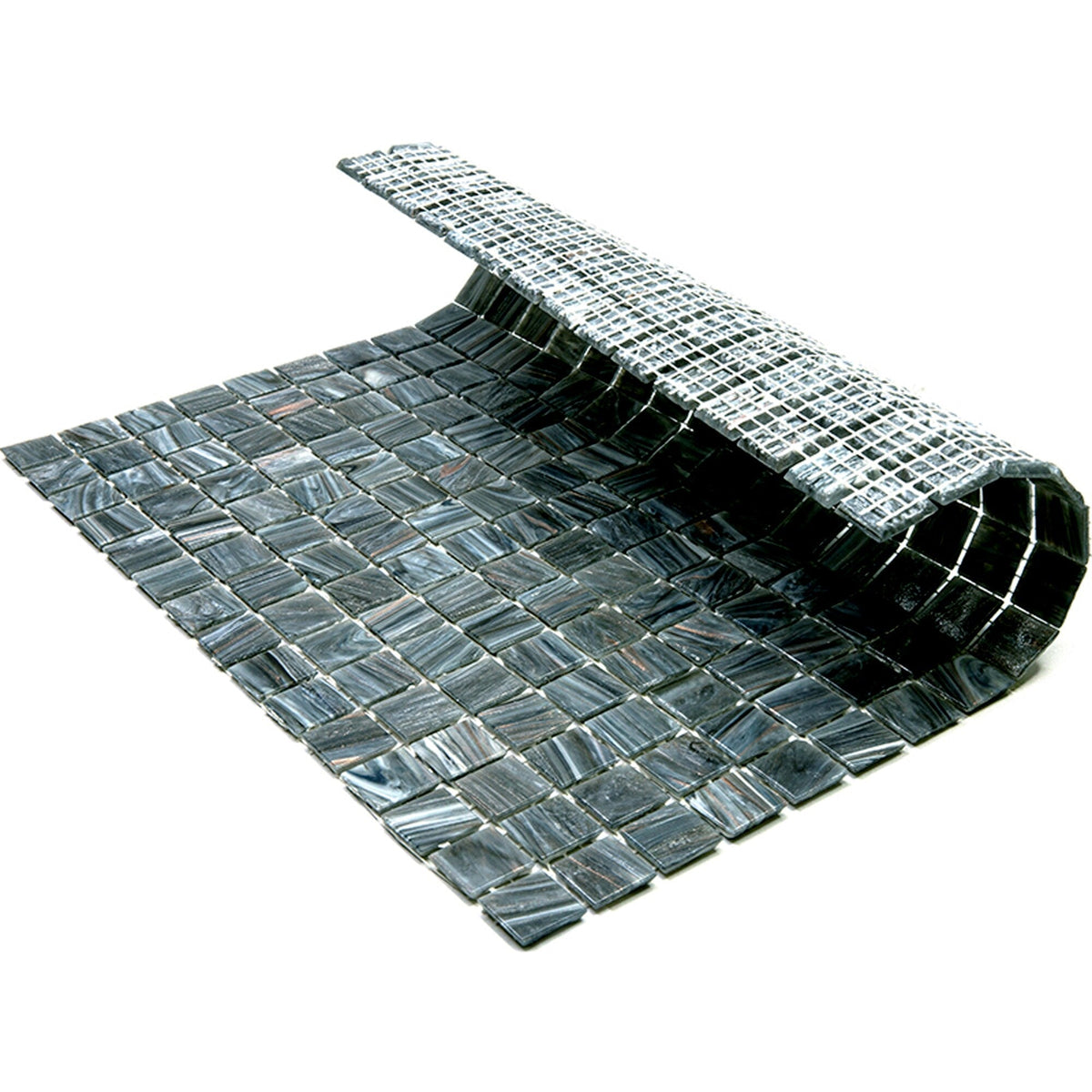 Apollo Tile Celestial Cosmic Gray 12-in x 12-in Glossy Glass Uniform Squares Floor and Wall Tile (20-sq. ft/ Carton)
