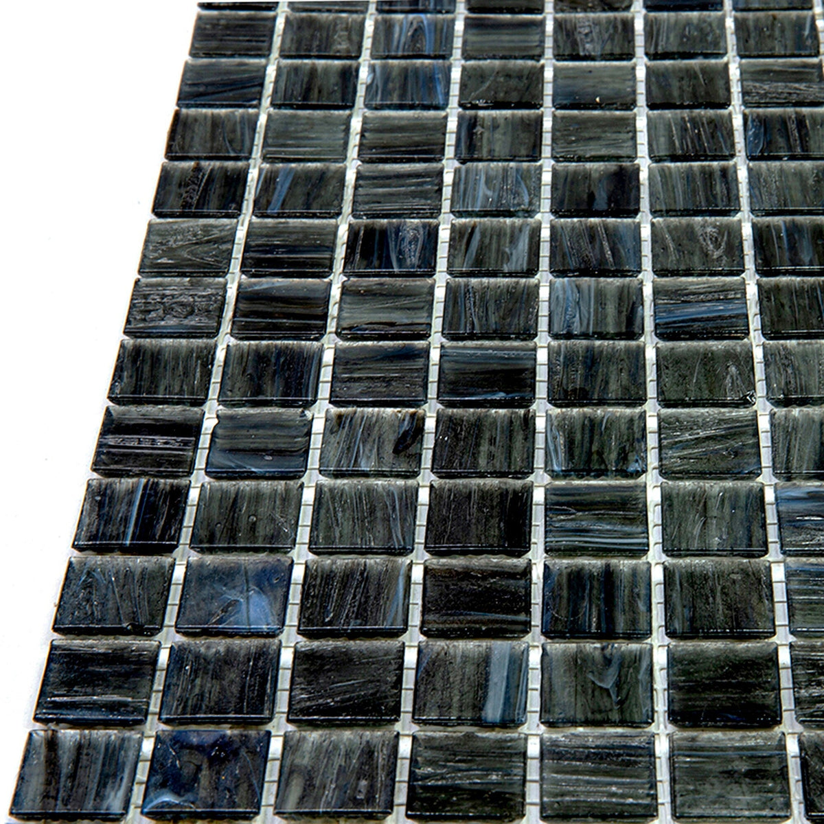 Apollo Tile Celestial Milestone Gray 12-in x 12-in Glossy Glass Uniform Squares Floor and Wall Tile (20-sq. ft/ Carton)