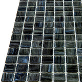 Apollo Tile Celestial Milestone Gray 12-in x 12-in Glossy Glass Uniform Squares Floor and Wall Tile (20-sq. ft/ Carton)