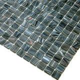 Apollo Tile Celestial Cosmic Gray 12-in x 12-in Glossy Glass Uniform Squares Floor and Wall Tile (20-sq. ft/ Carton)