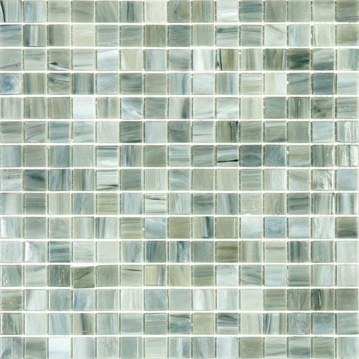 Apollo Tile Celestial Pearl Blue 12-in x 12-in Glossy Glass Uniform Squares Floor and Wall Tile (20-sq. ft/ Carton)
