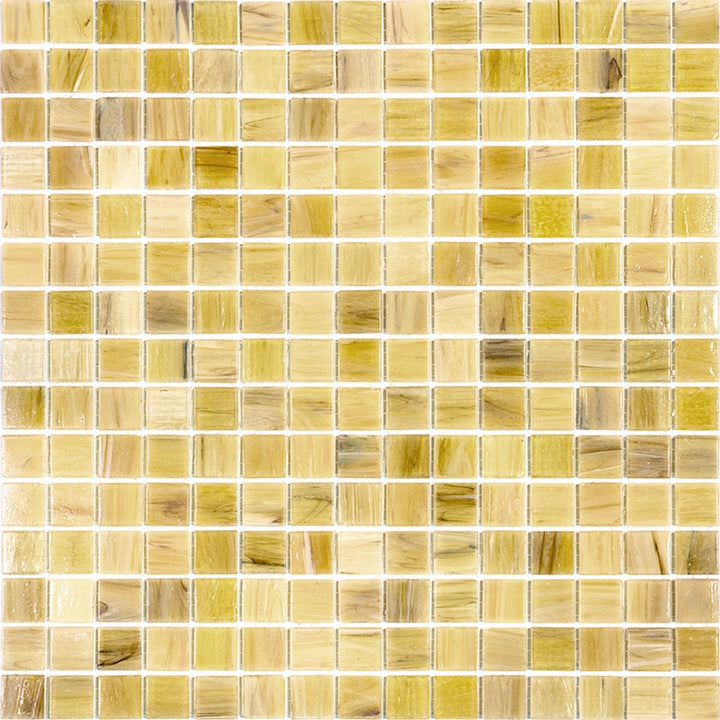 Apollo Tile Celestial Cream Beige 12-in x 12-in Glossy Glass Uniform Squares Floor and Wall Tile (20-sq. ft/ Carton)