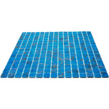 Apollo Tile Celestial Rich Electric Blue 12-in x 12-in Glossy Glass Uniform Squares Floor and Wall Tile (20-sq. ft/ Carton)
