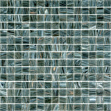 Apollo Tile Celestial Cosmic Gray 12-in x 12-in Glossy Glass Uniform Squares Floor and Wall Tile (20-sq. ft/ Carton)