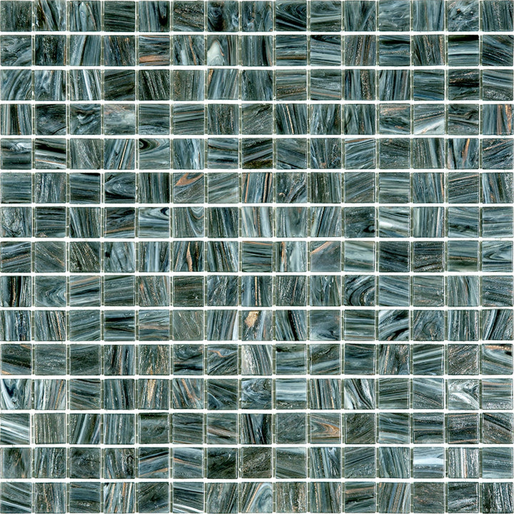 Apollo Tile Celestial Cosmic Gray 12-in x 12-in Glossy Glass Uniform Squares Floor and Wall Tile (20-sq. ft/ Carton)