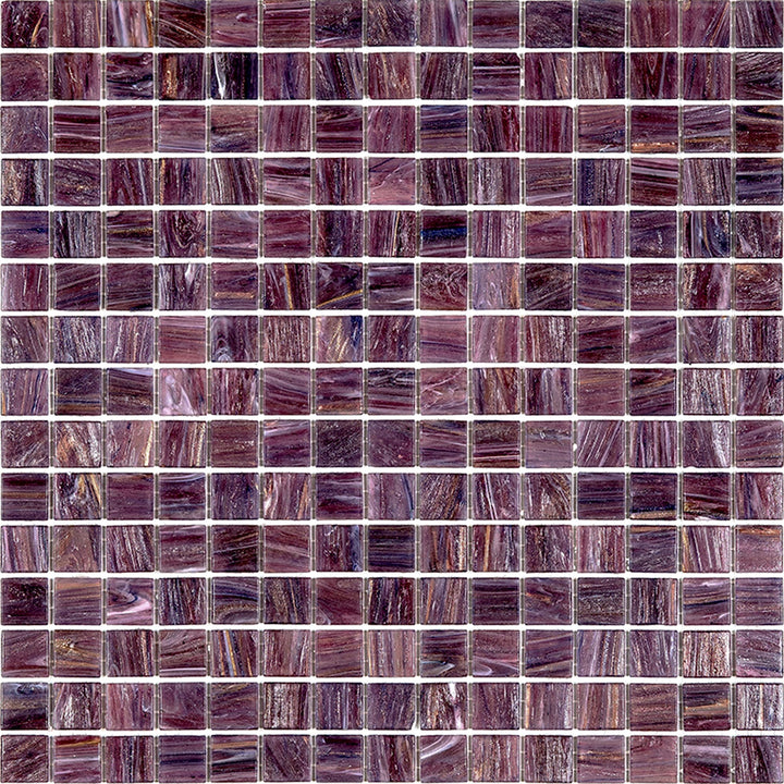 Apollo Tile Celestial Copper Rose Red 12-in x 12-in Glossy Glass Uniform Squares Floor and Wall Tile (20-sq. ft/ Carton)