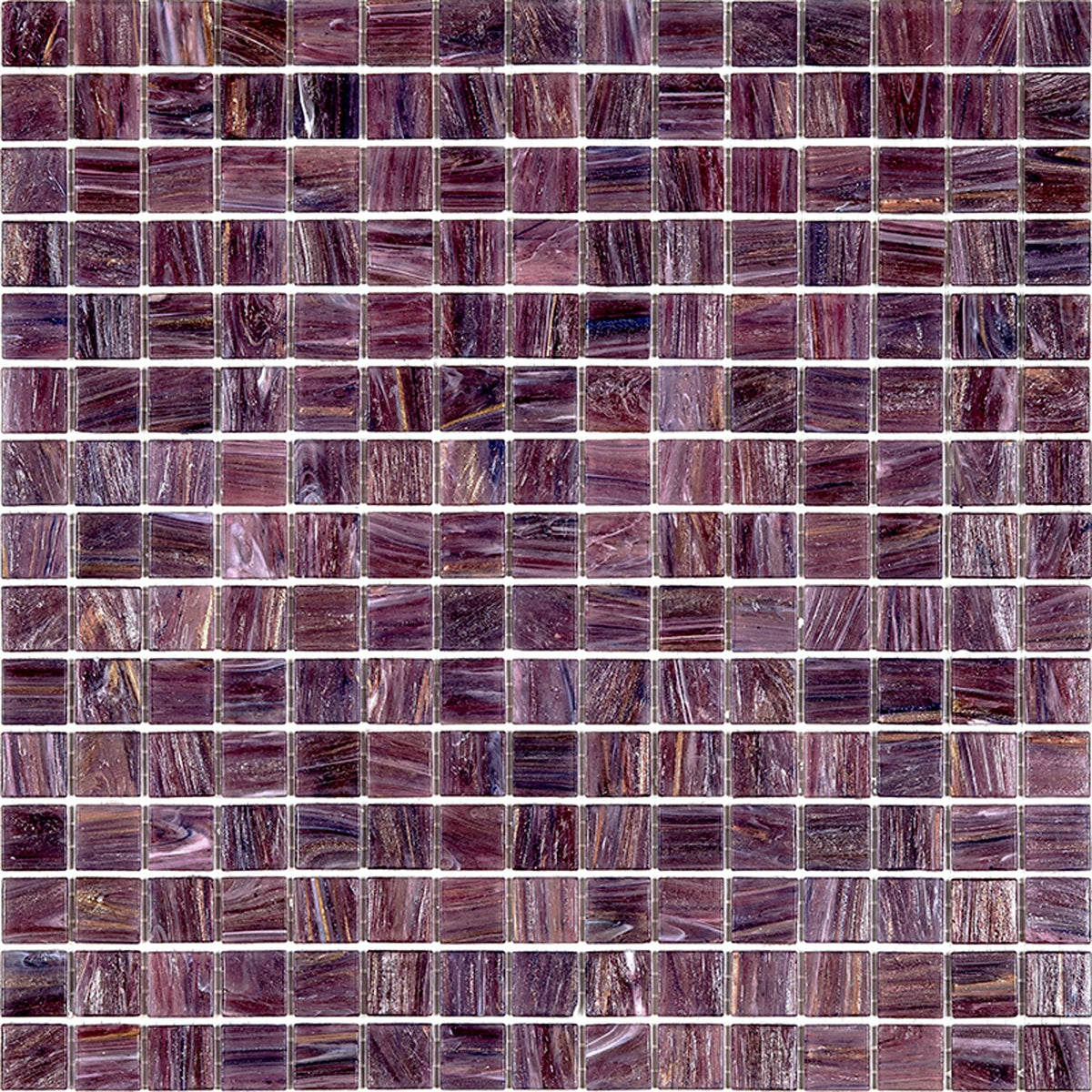 Apollo Tile Celestial Copper Rose Red 12-in x 12-in Glossy Glass Uniform Squares Floor and Wall Tile (20-sq. ft/ Carton)