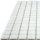 Apollo Tile Celestial White Dove 12-in x 12-in Glossy Glass Uniform Squares Floor and Wall Tile (20-sq. ft/ Carton)