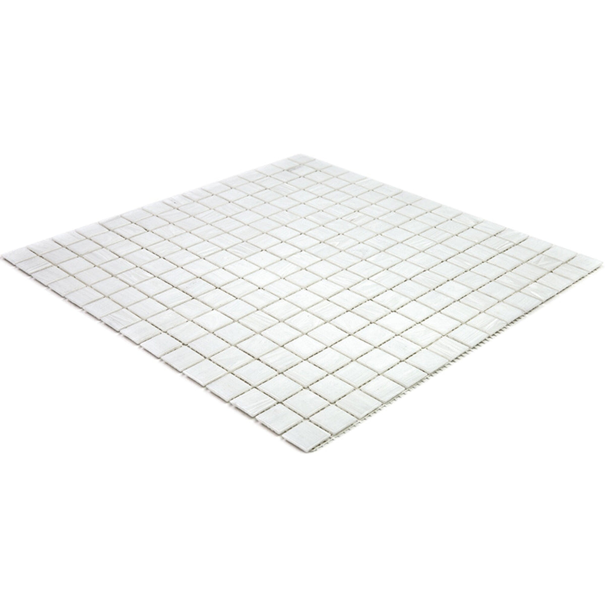 Apollo Tile Celestial White Dove 12-in x 12-in Glossy Glass Uniform Squares Floor and Wall Tile (20-sq. ft/ Carton)