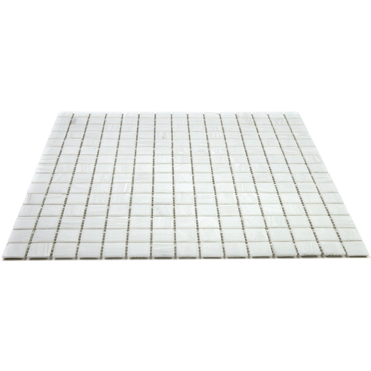 Apollo Tile Celestial White Dove 12-in x 12-in Glossy Glass Uniform Squares Floor and Wall Tile (20-sq. ft/ Carton)