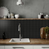 Apollo Tile Dune Black 12-in x 12-in Glossy Glass Uniform Squares Floor and Wall Tile (20-sq. ft/ Carton)