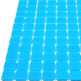 Apollo Tile Dune Pacific Blue 12-in x 12-in Glossy Glass Uniform Squares Floor and Wall Tile (20-sq. ft/ Carton)