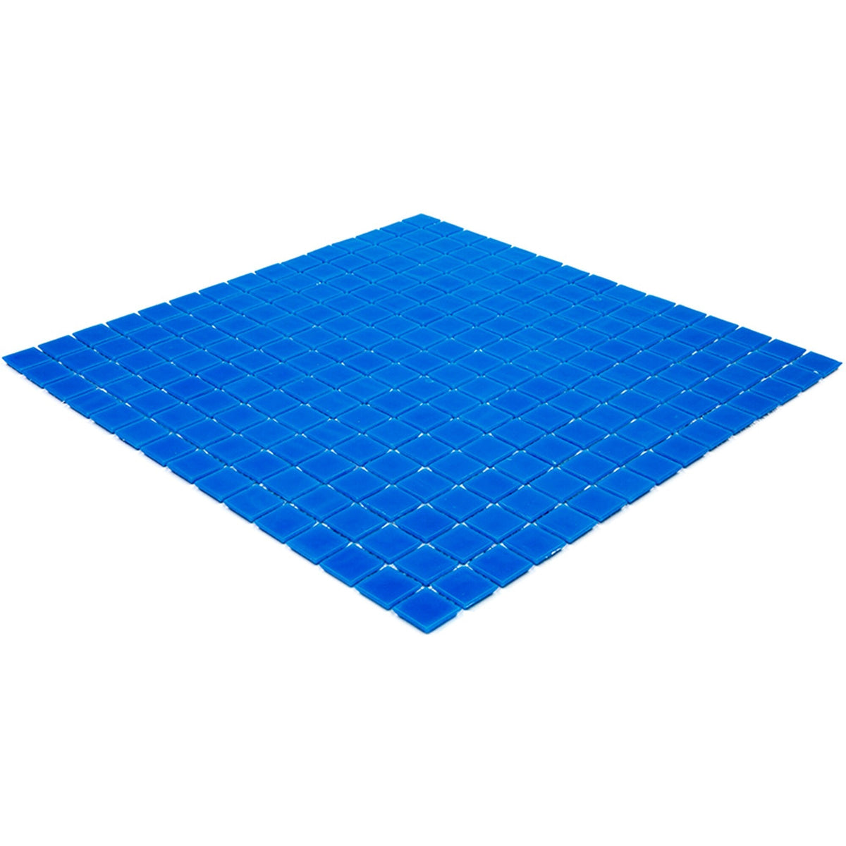 Apollo Tile Dune Denim Blue 12-in x 12-in Glossy Glass Uniform Squares Floor and Wall Tile (20-sq. ft/ Carton)
