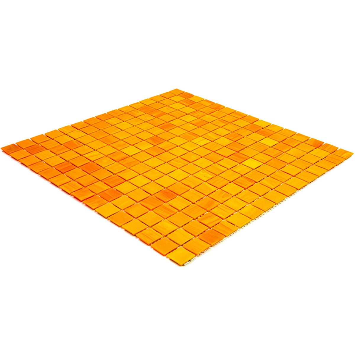 Apollo Tile Dune Honey Orange 12-in x 12-in Glossy Glass Uniform Squares Floor and Wall Tile (20-sq. ft/ Carton)