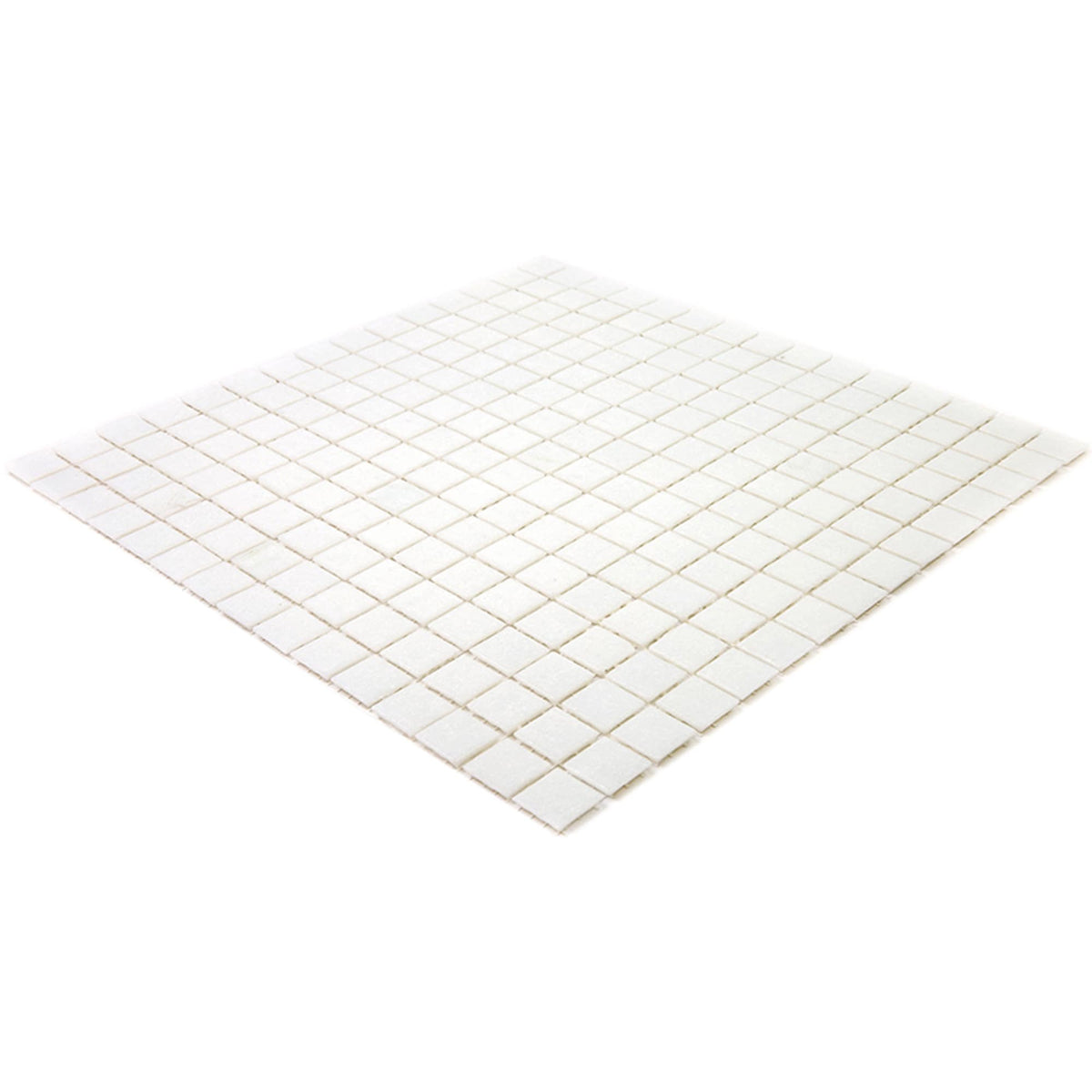 Apollo Tile Dune Cotton White 12-in x 12-in Glossy Glass Uniform Squares Floor and Wall Tile (20-sq. ft/ Carton)