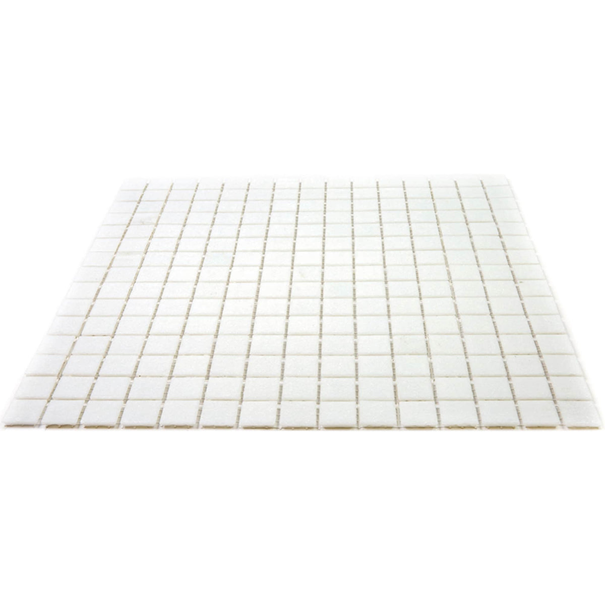 Apollo Tile Dune Cotton White 12-in x 12-in Glossy Glass Uniform Squares Floor and Wall Tile (20-sq. ft/ Carton)