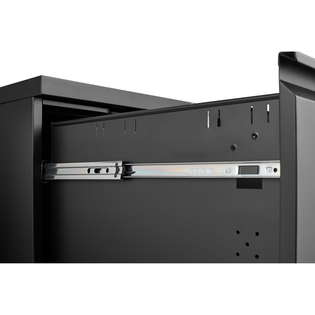Mondawe Black 2-Drawer 17.7-in File Cabinet