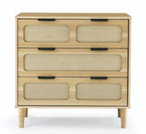 SINOFURN Wood 3-Drawer Accent Chest