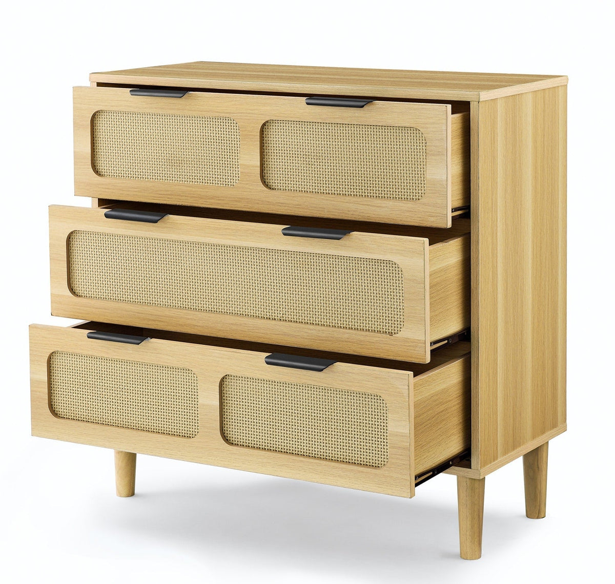SINOFURN Wood 3-Drawer Accent Chest