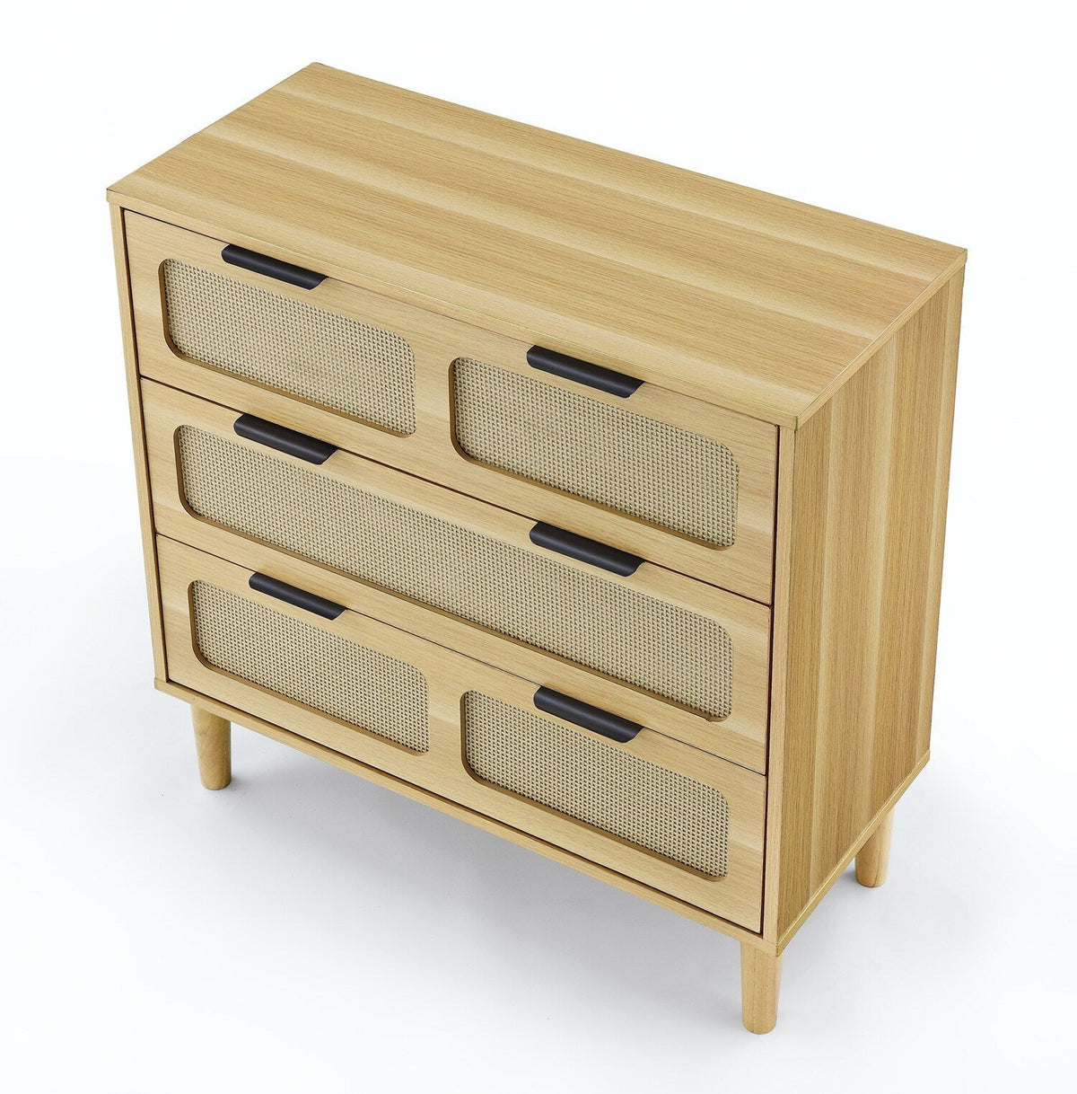 SINOFURN Wood 3-Drawer Accent Chest