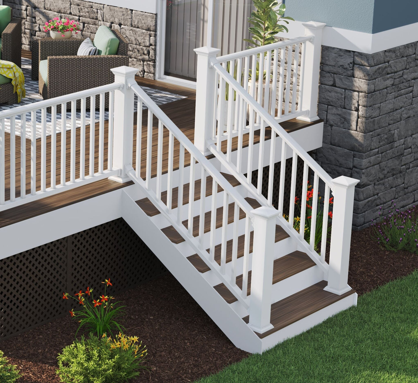 Freedom Camden 4-in x 4-in x 8-ft White Composite Deck Post Sleeve