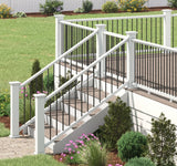 Freedom Camden 48-in L x 36-in H White Composite Deck Railing Gate (Assembly Required)