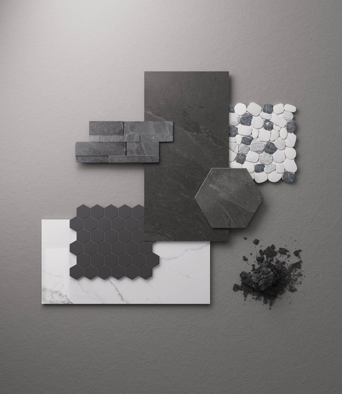 Satori Charcoal Ledgestone 6-in x 12-in Natural Stone Look Wall Tile (0.48-sq. ft/ Piece)