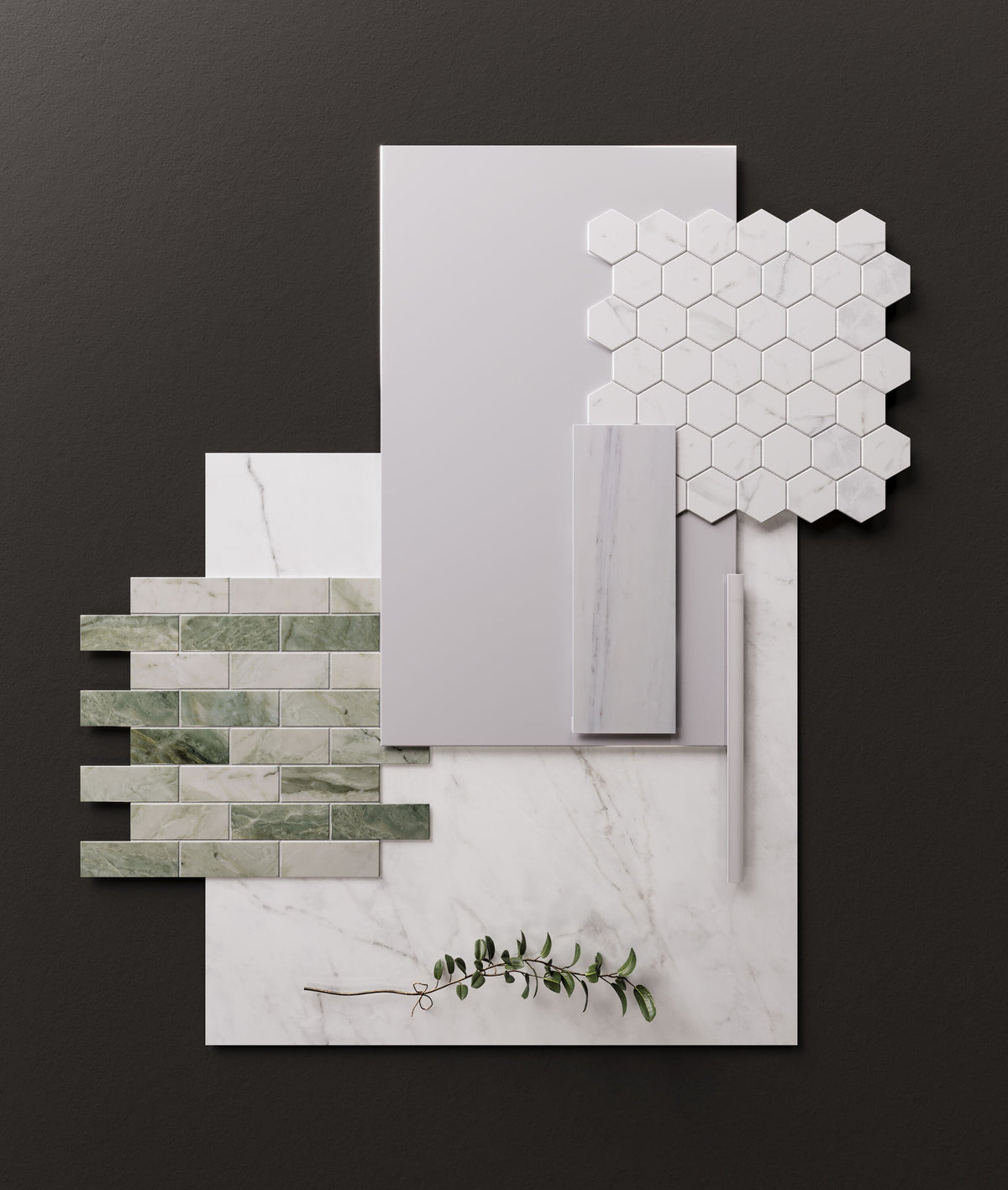 Satori Statuario 12-in x 12-in Polished Porcelain Marble Look Hexagon Mosaic Floor and Wall Tile (0.96-sq. ft/ Piece)