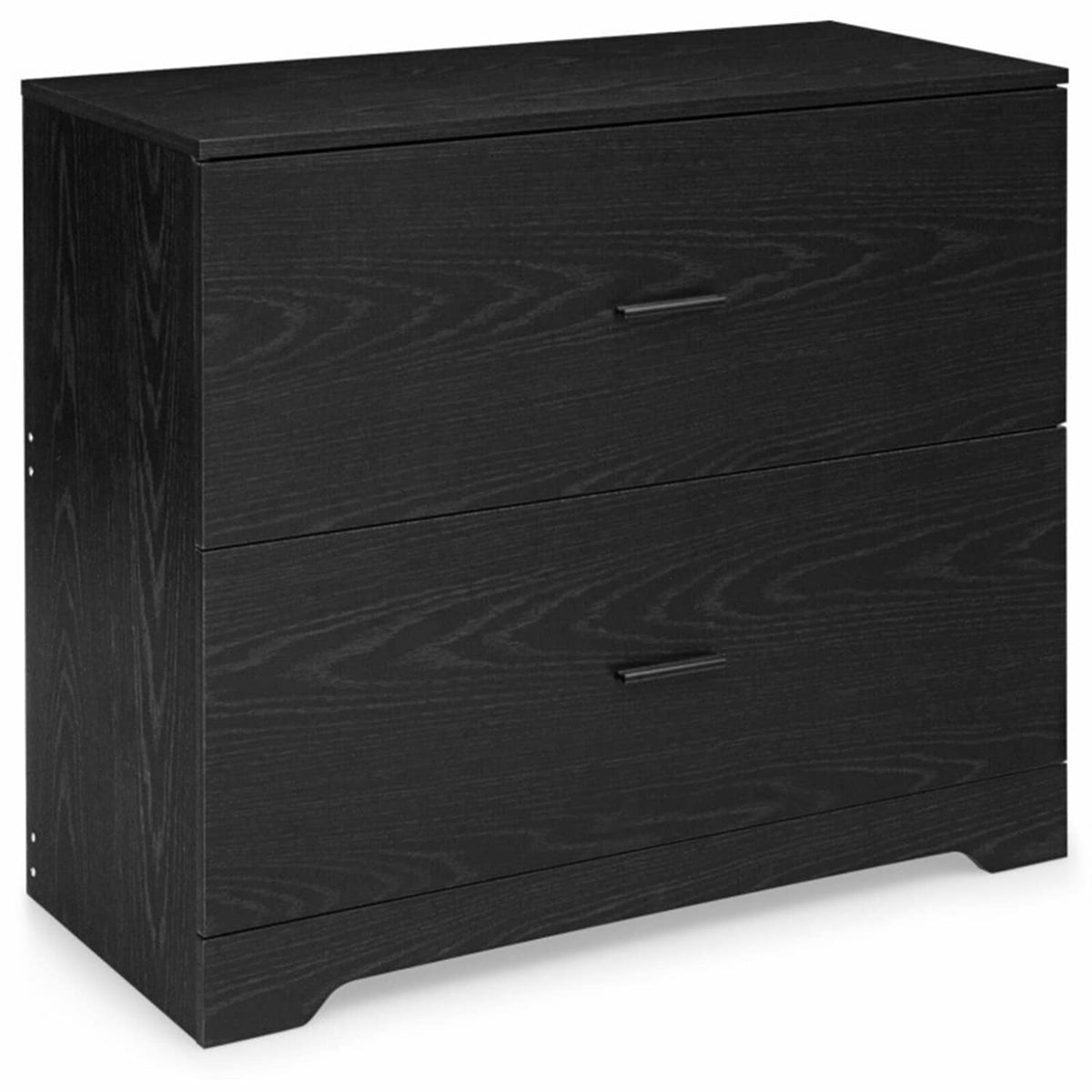 Mondawe Black 2-Drawer 35.5-in File Cabinet