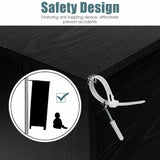 Mondawe Black 2-Drawer 35.5-in File Cabinet