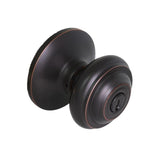 Madrid Matte Black Keyed Entry Door Knob