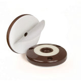 2 in. Round Chocolate Brown Furniture Feet Floor Protectors with Non Slip Rubber Grip (Set of 4 ) - Super Arbor