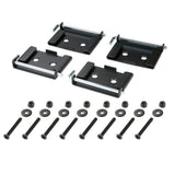 2-3/8 in. x 3-3/4 in. Quick-Release Caster Plates (4-Pack)