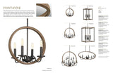 Progress Lighting Fontayne 4-Light Antique Bronze Industrial Square Medium Hanging Pendant Light