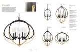 Progress Lighting Evoke 6-Light Polished Nickel Transitional Chandelier